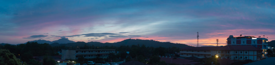 Morning light panorama