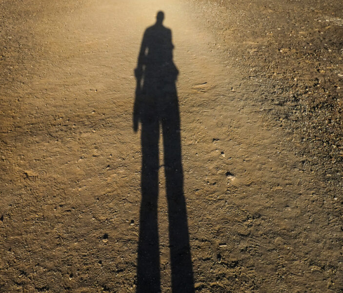 Shadow of a man